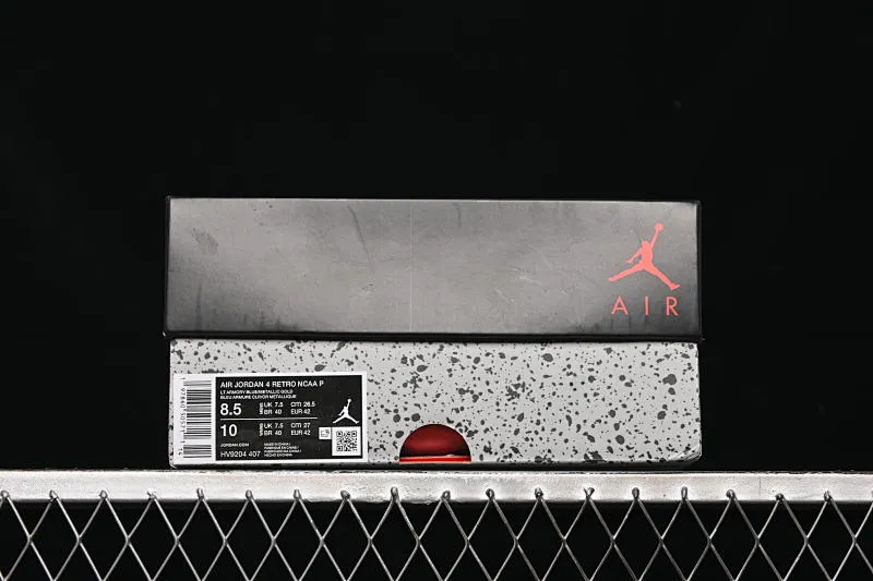 All categories Air Jordan Jordan series basketball shoes Air Jordan 4 GX foreign trade version Air Jordan 4 Retro "NCAA" AJ4 Joe 4 UN joint blue HV9204-407
